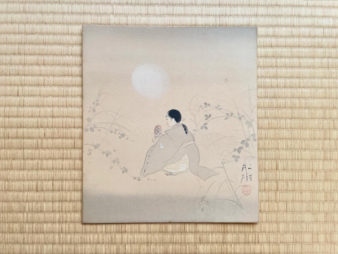 アンティークの色紙（10月）