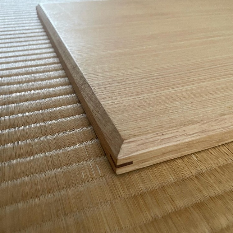 白木塗 タモ 長方形トレー