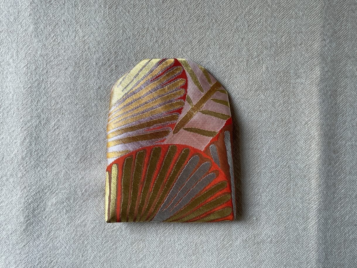 数寄屋袋/SUKI(小)アンティーク着物(帯)