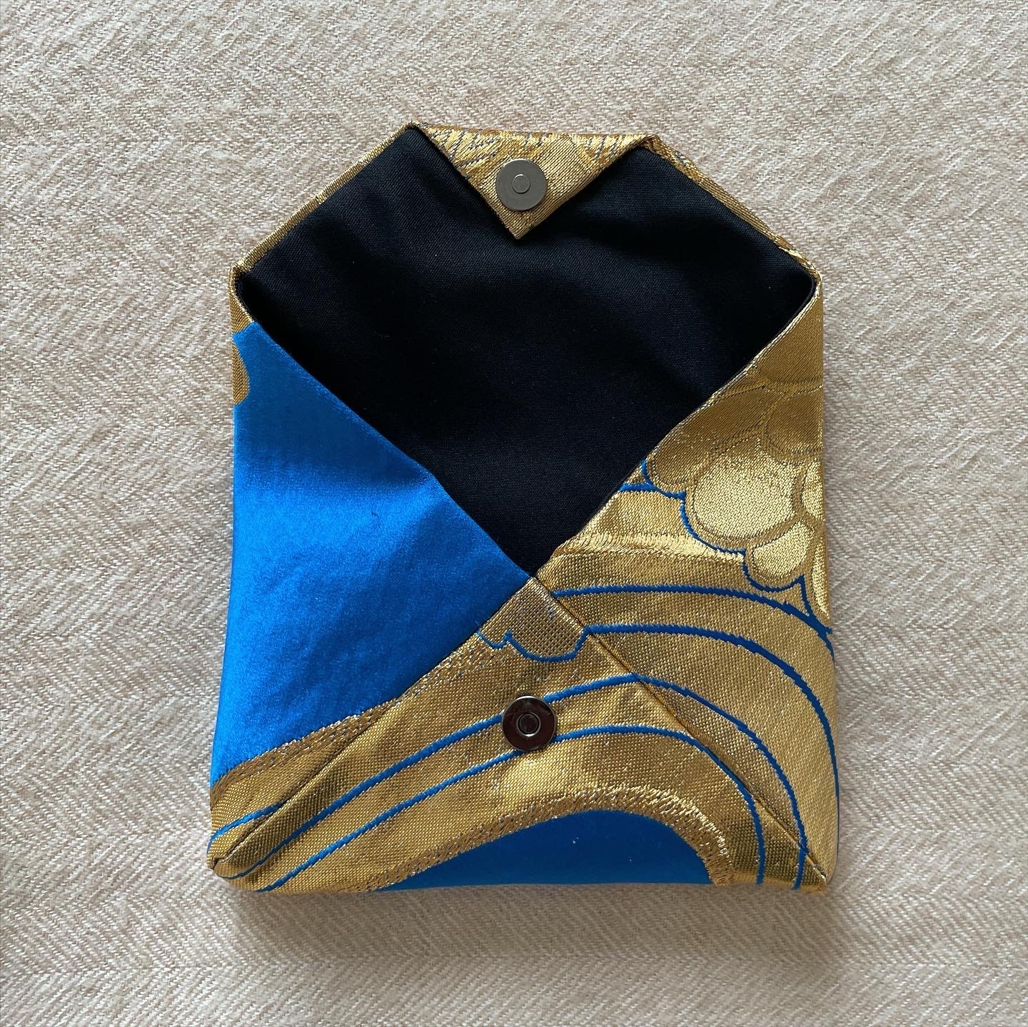 数寄屋袋／SUKI（小）アンティーク着物（帯）