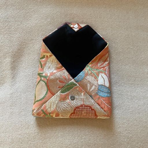 数寄屋袋／SUKI（大）アンティーク着物（帯）