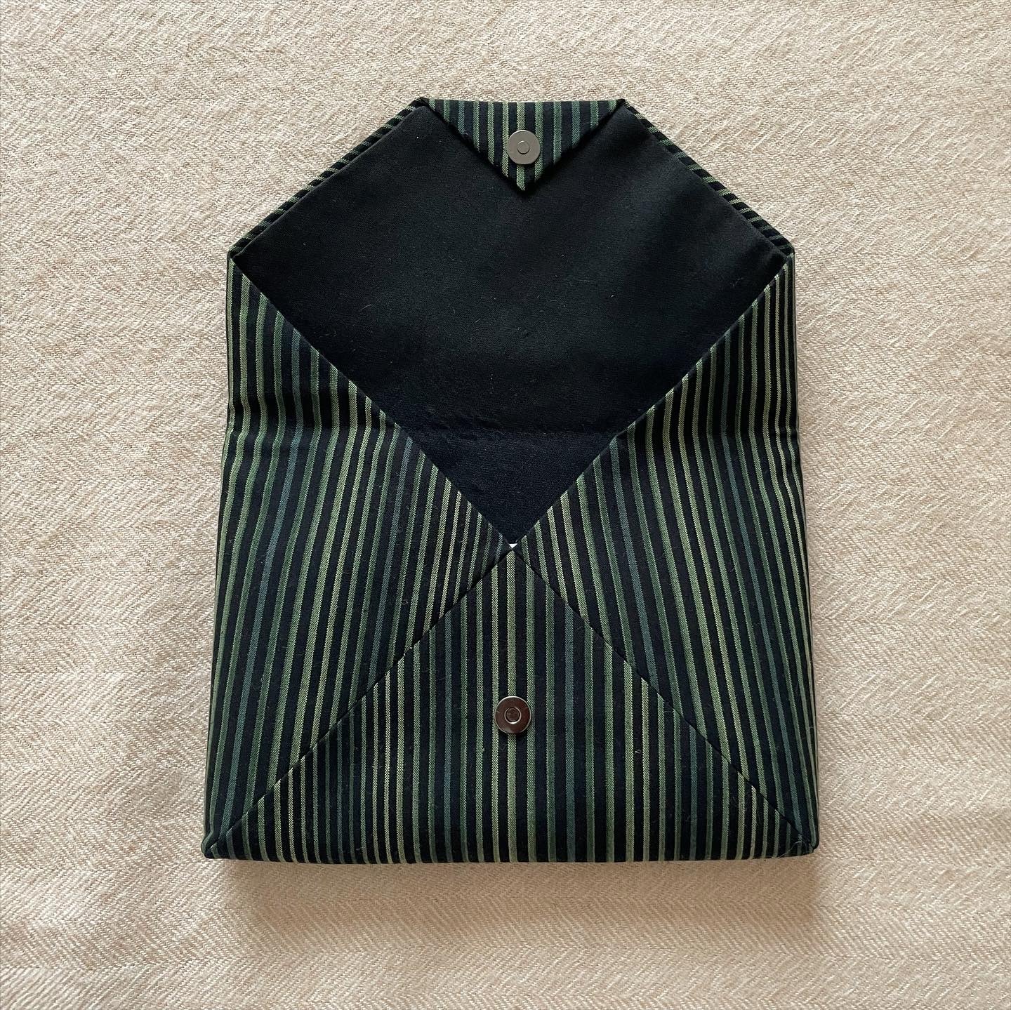 数寄屋袋／SUKI（大） 縞縞 小倉織