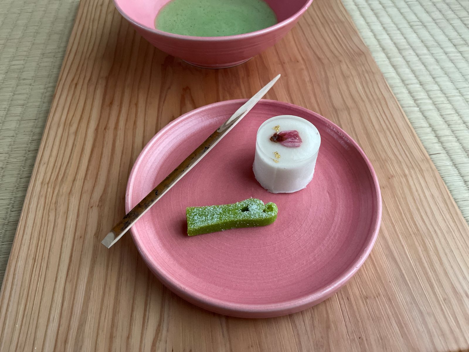 抹茶でおもてなしセットPink