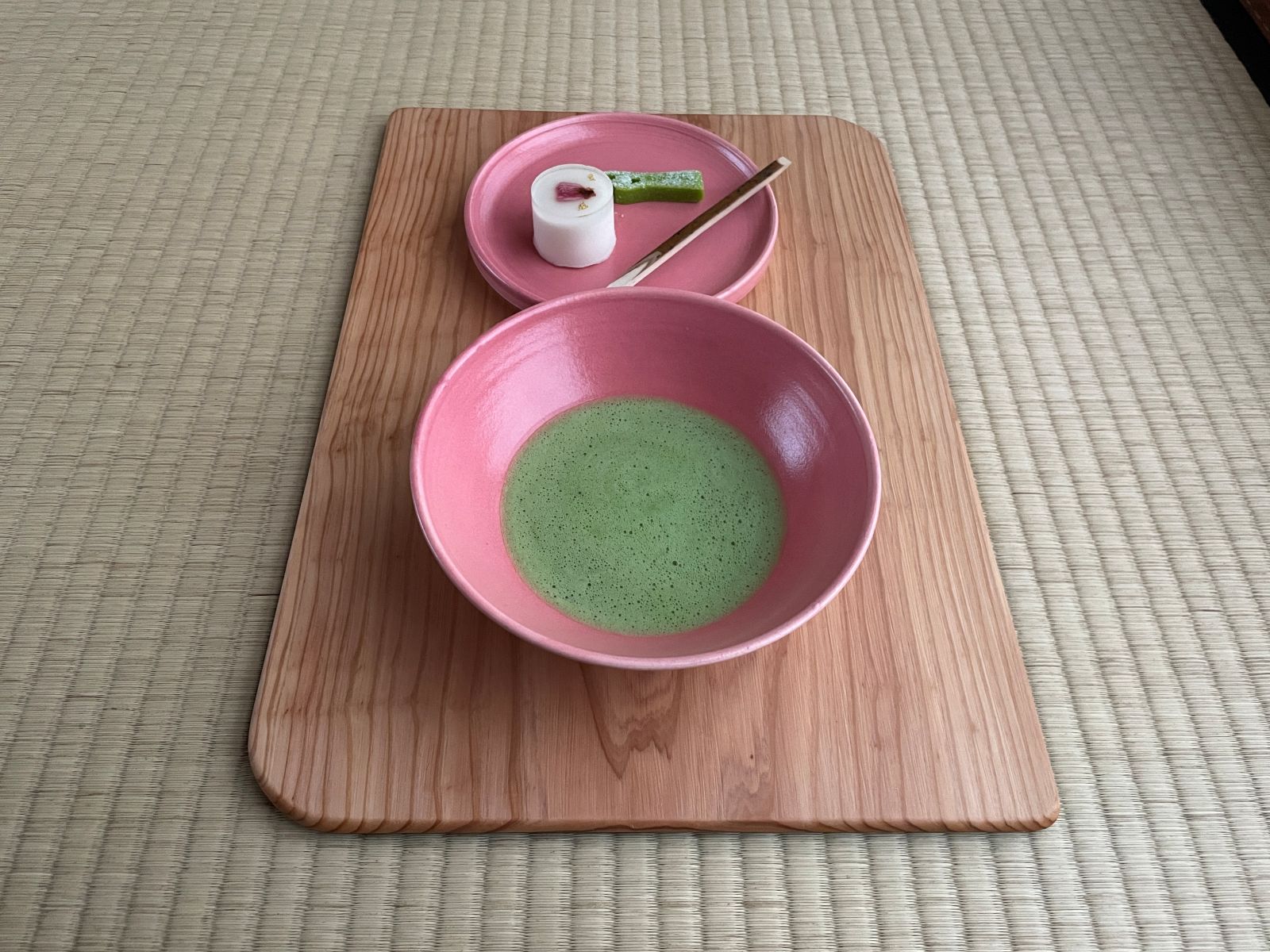 抹茶でおもてなしセットPink