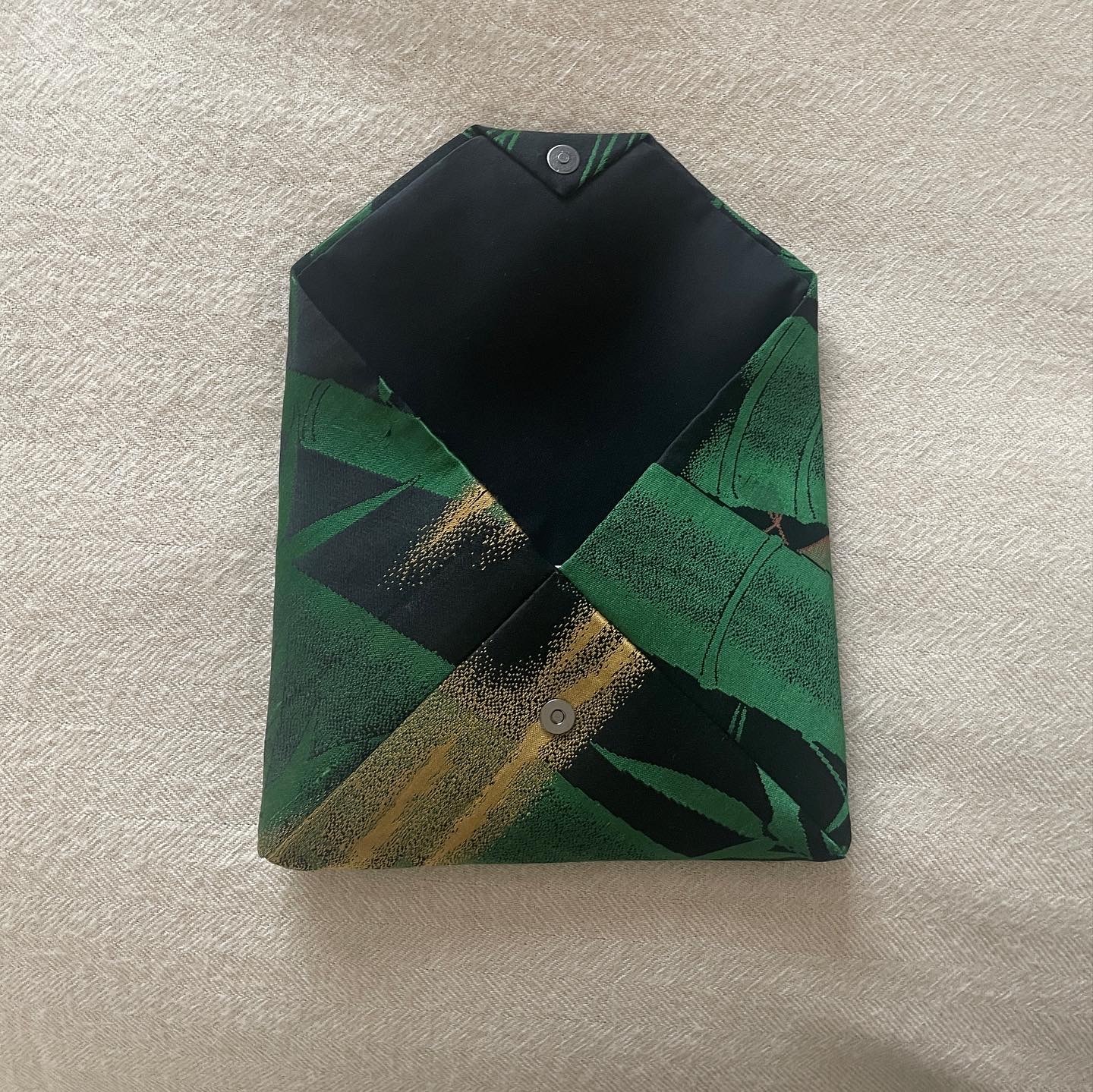 数寄屋袋／SUKI（大）アンティーク着物（帯）