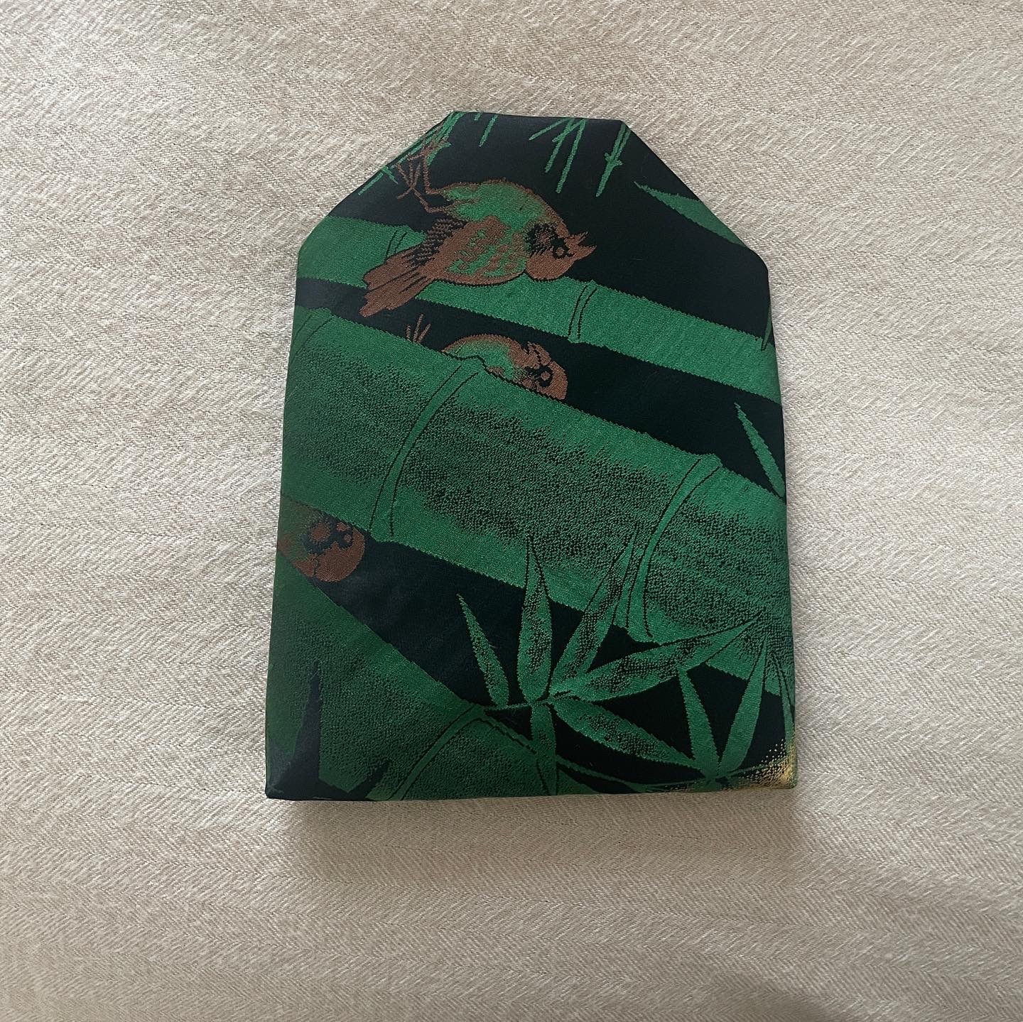 数寄屋袋／SUKI（大）アンティーク着物（帯）