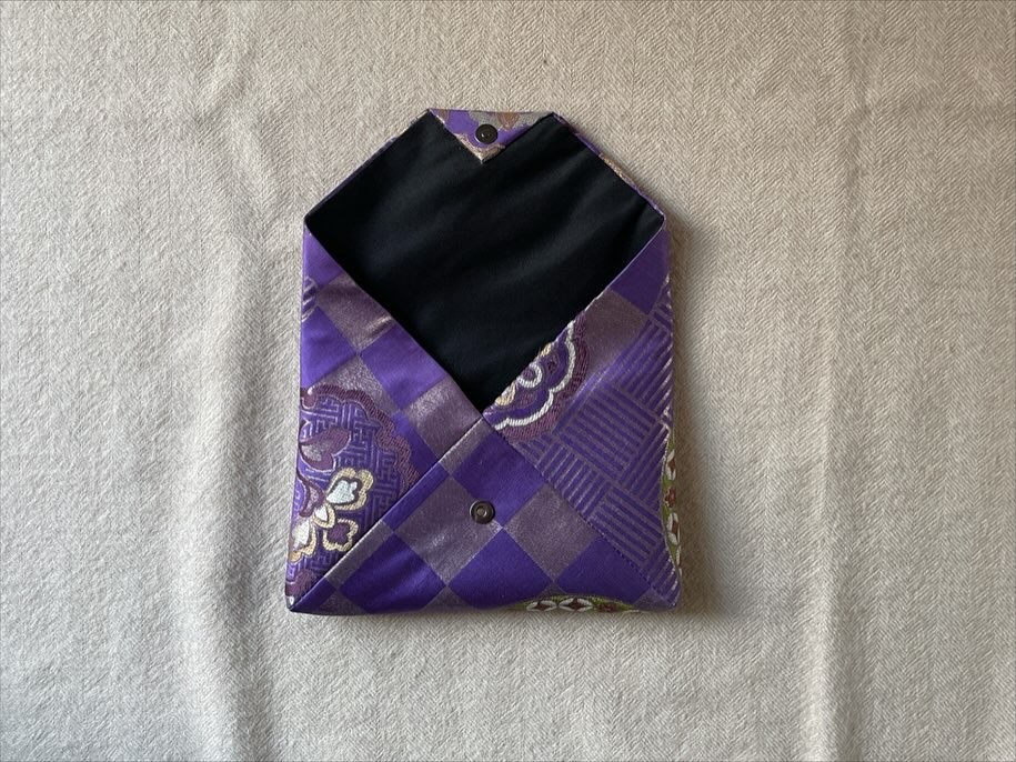 数寄屋袋／SUKI（大）アンティーク着物（帯）