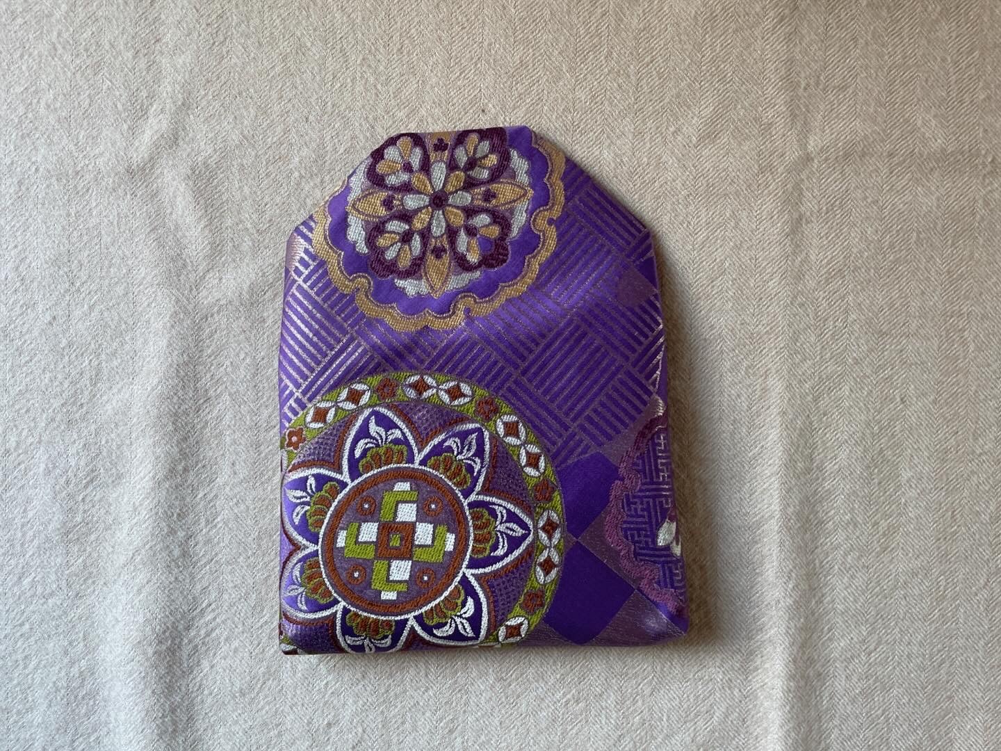 数寄屋袋／SUKI（大）アンティーク着物（帯）