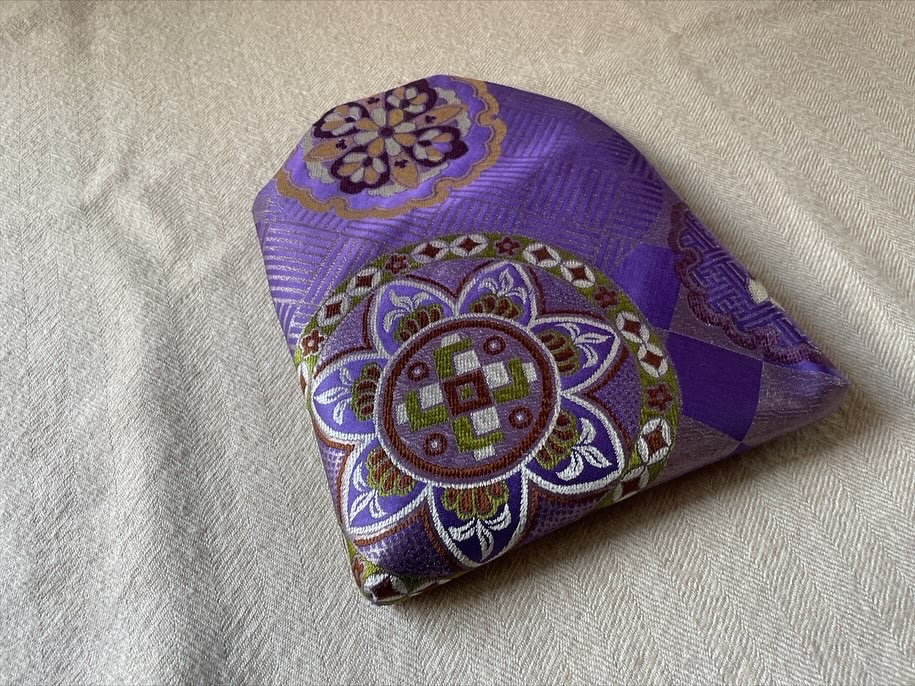 数寄屋袋／SUKI（大）アンティーク着物（帯）