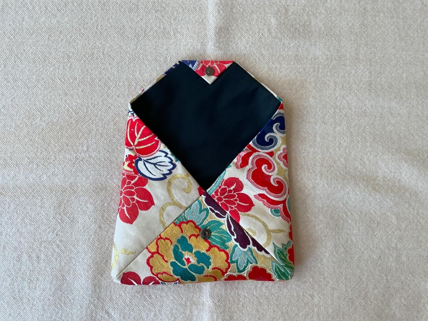 数寄屋袋／SUKI（大）アンティーク着物（帯）