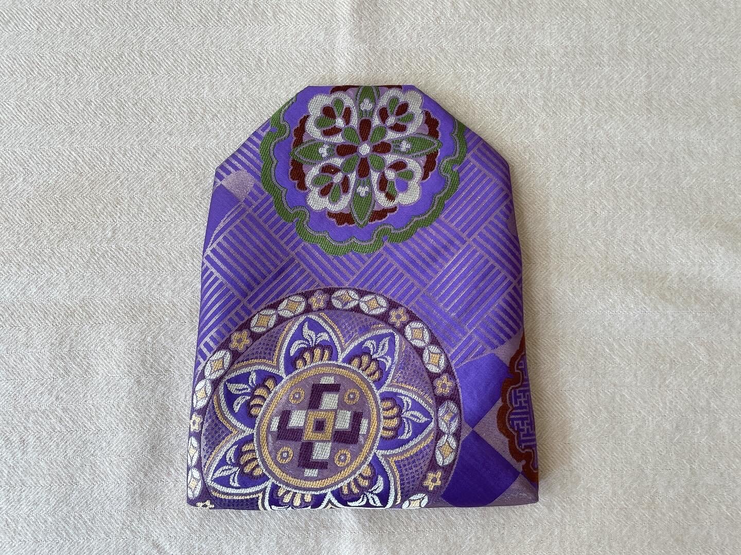 数寄屋袋／SUKI（大）アンティーク着物（帯）