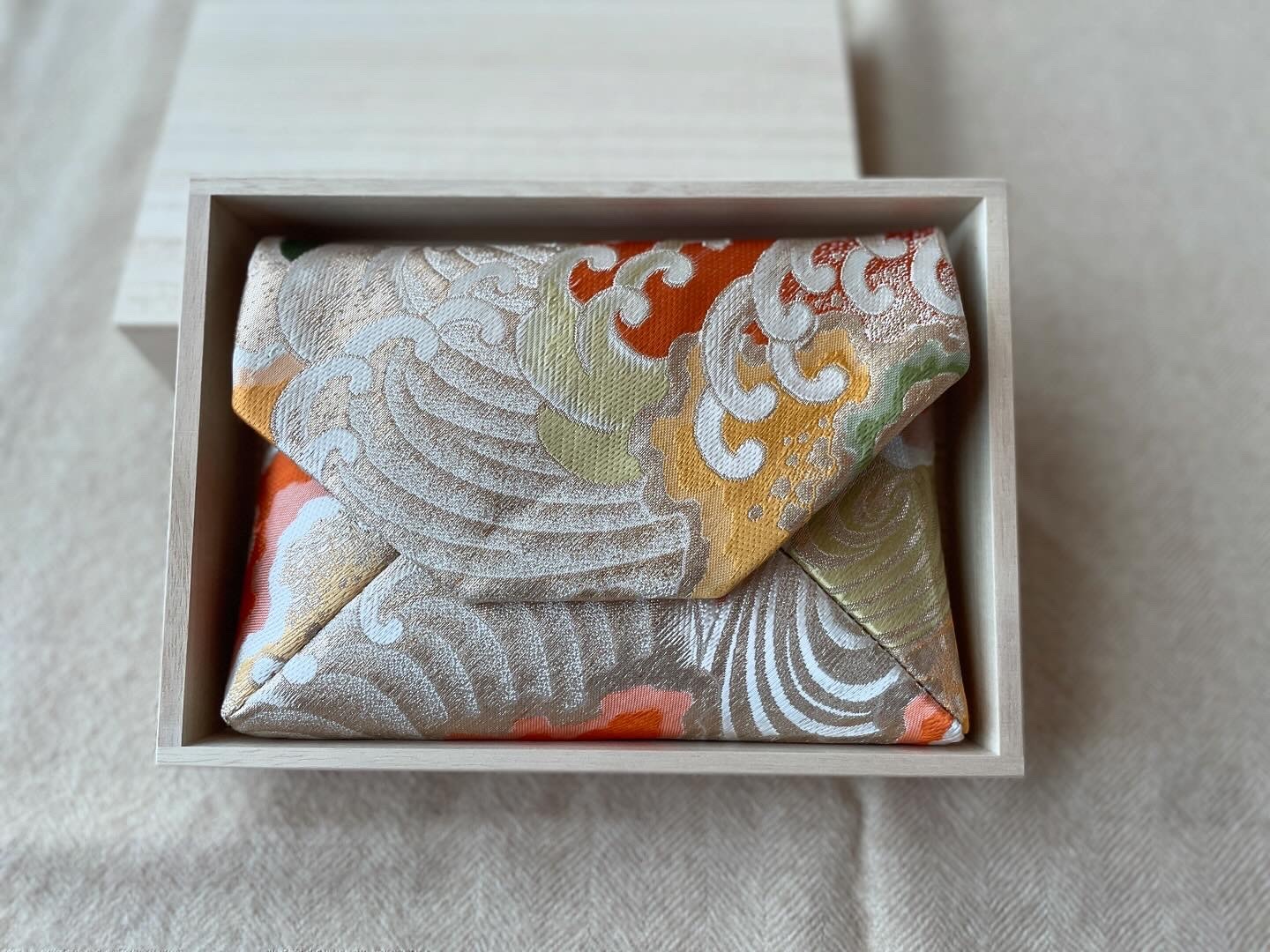 数寄屋袋／SUKI（大）アンティーク着物（帯）