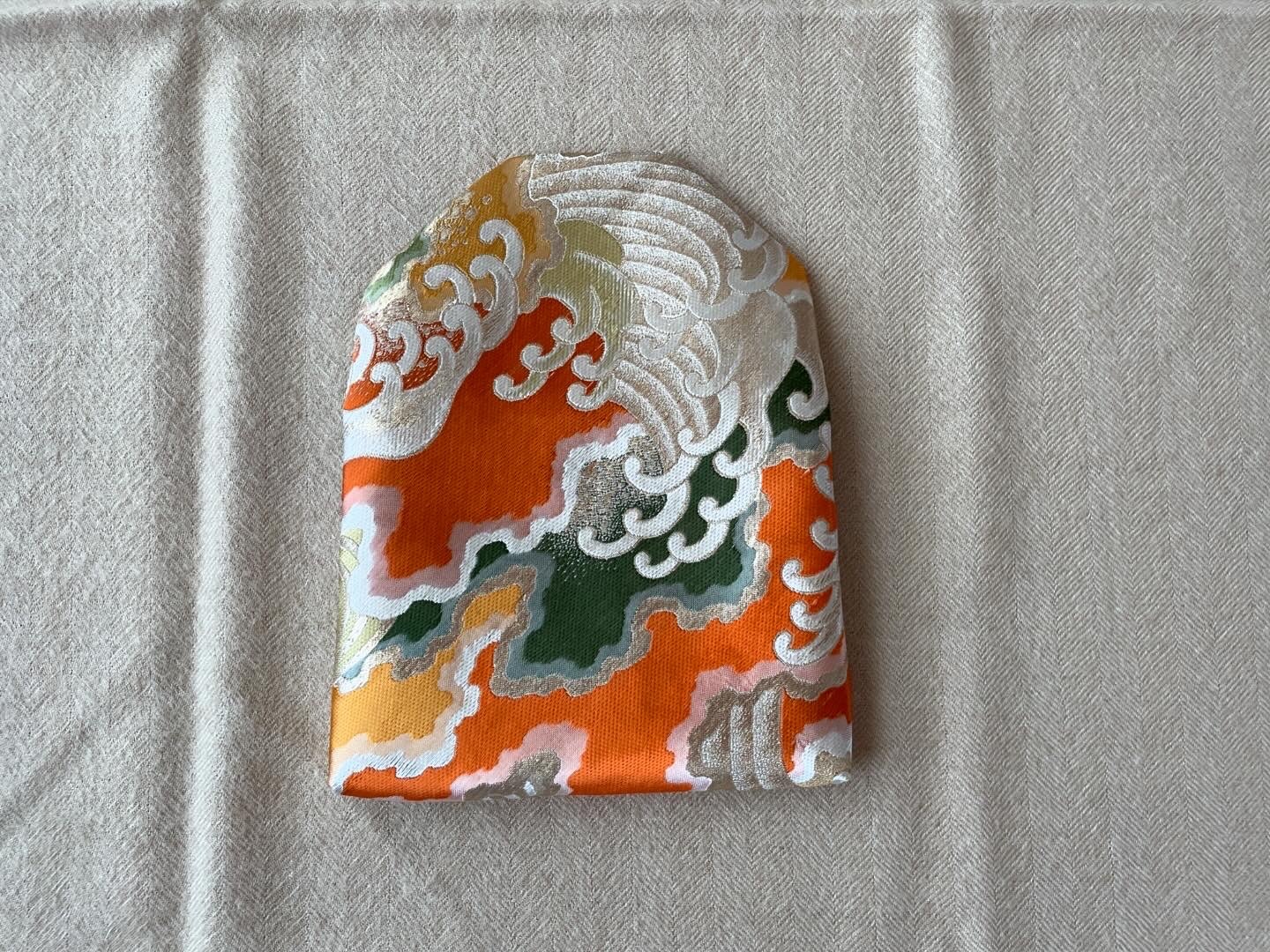 数寄屋袋／SUKI（大）アンティーク着物（帯）