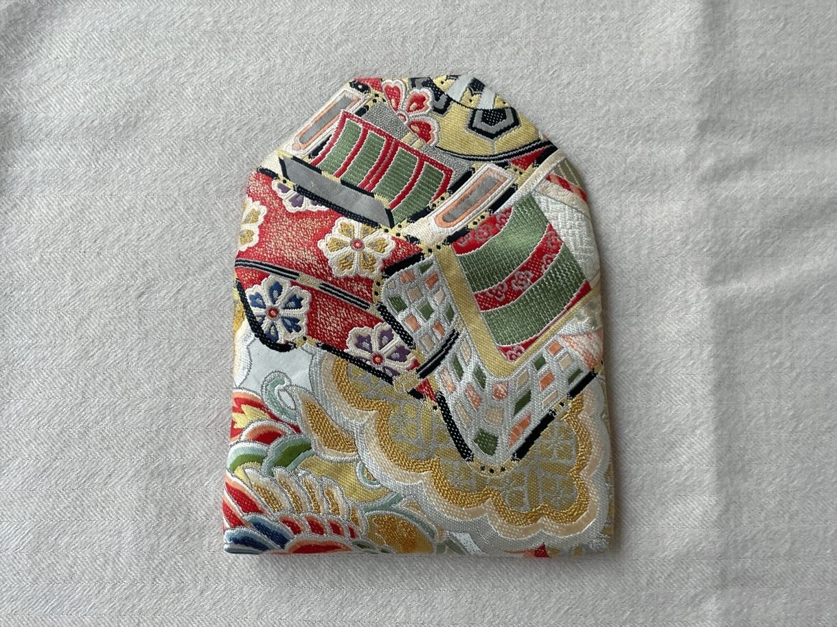 数寄屋袋／SUKI（大）アンティーク着物（帯）