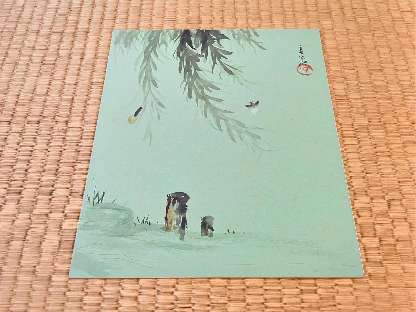 アンティークの色紙(6月)