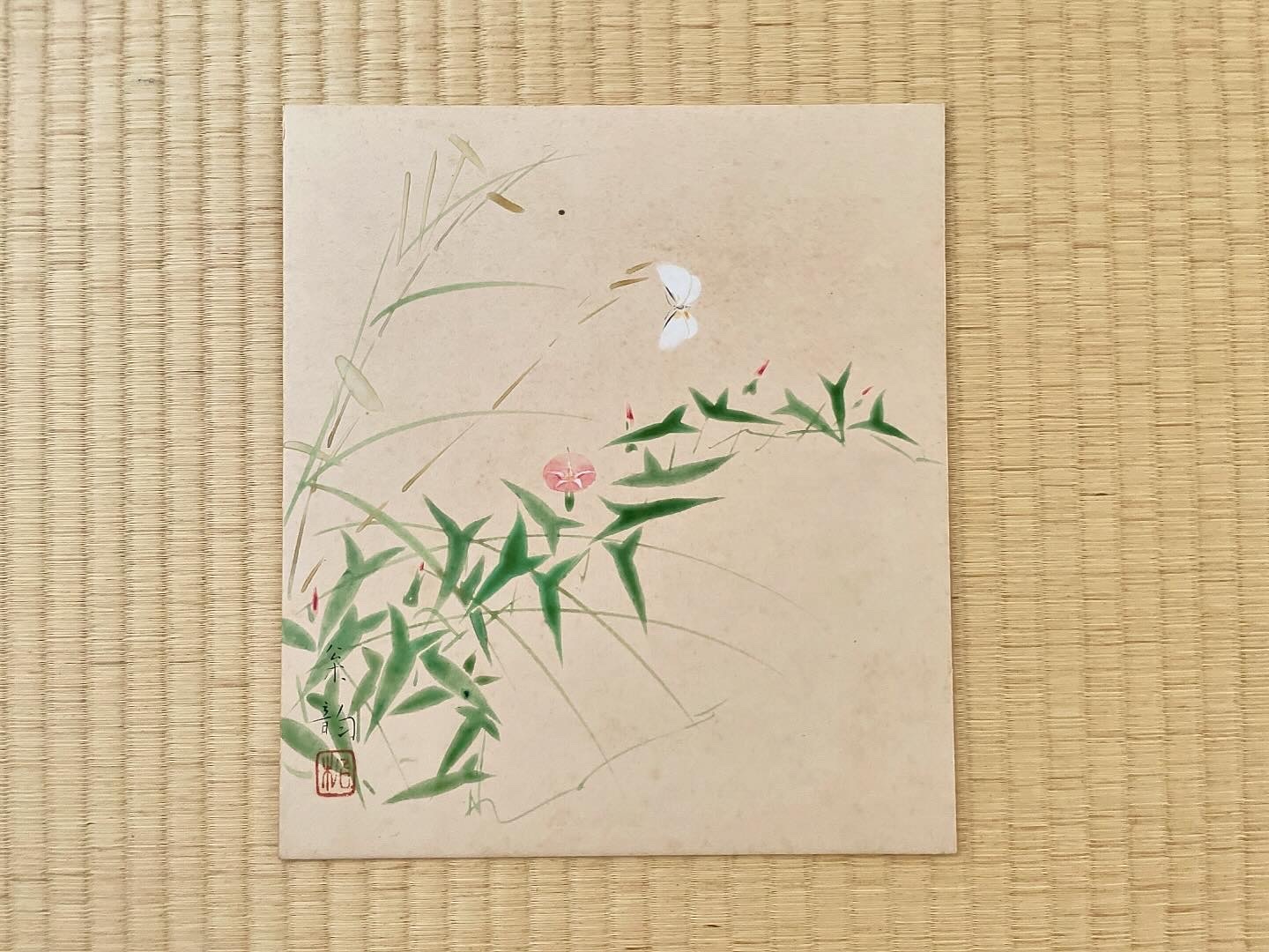 アンティークの色紙（7月）