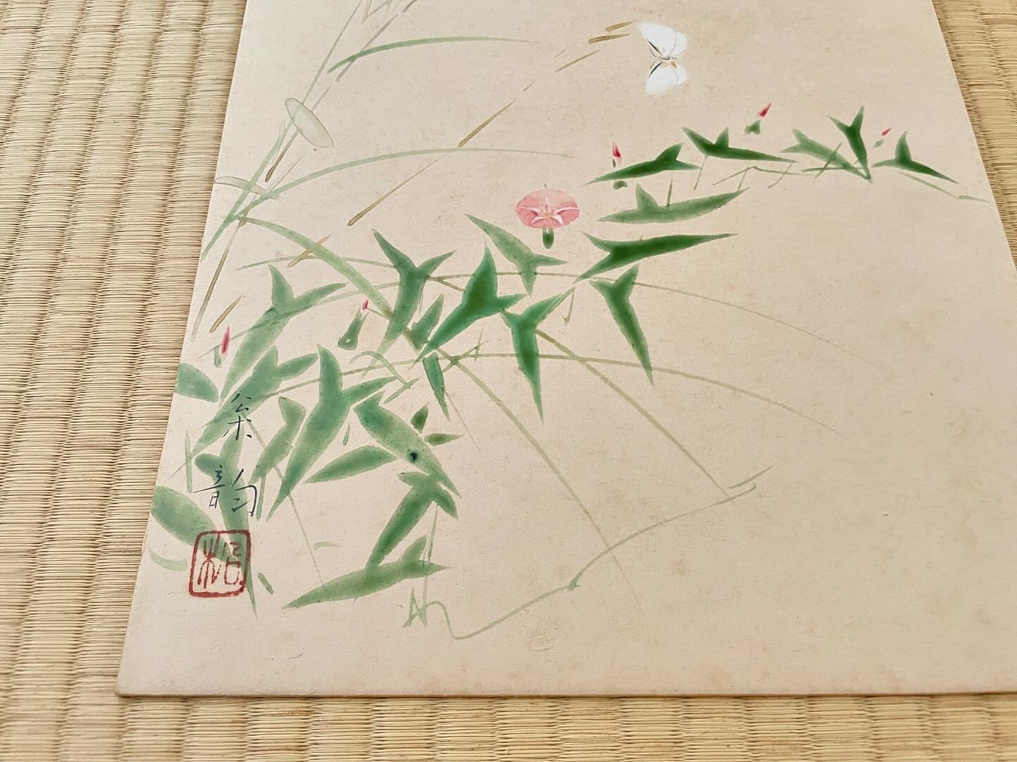 アンティークの色紙（7月）