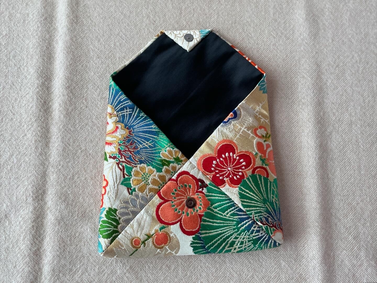数寄屋袋／SUKI（大）アンティーク着物（帯）