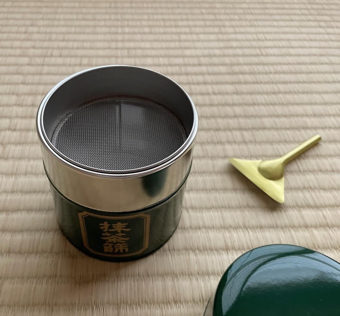 茶漉し（緑）　ひと手間グッズ③