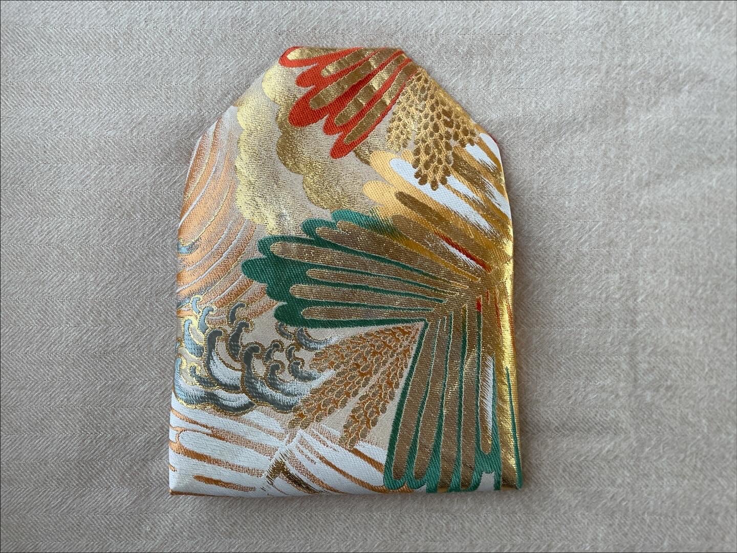数寄屋袋／SUKI（大）アンティーク着物（帯）