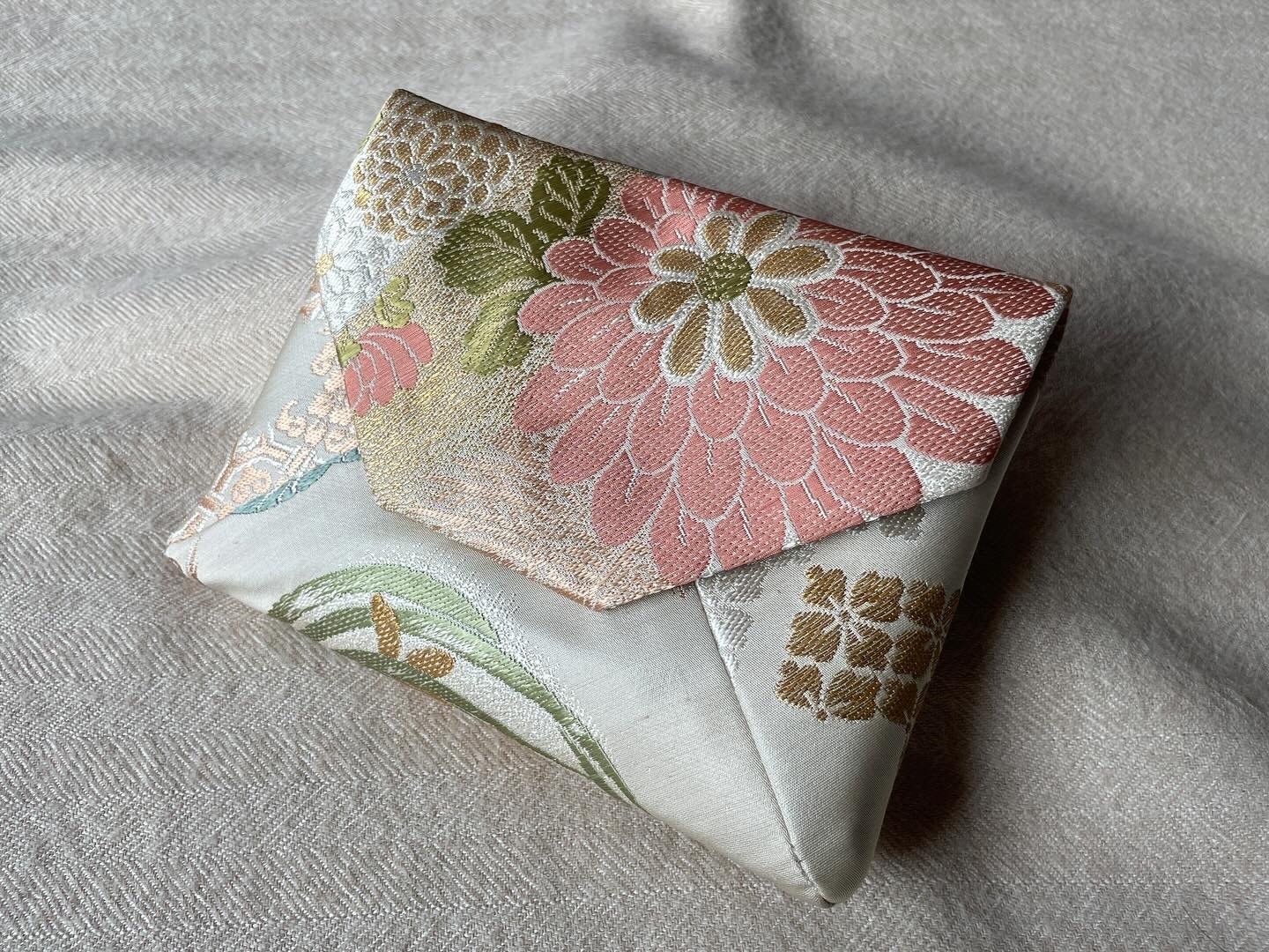 数寄屋袋／SUKI（大）アンティーク着物（帯）