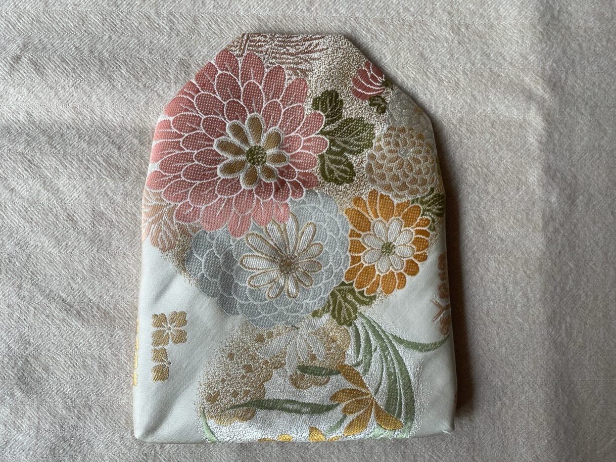 数寄屋袋／SUKI（大）アンティーク着物（帯）