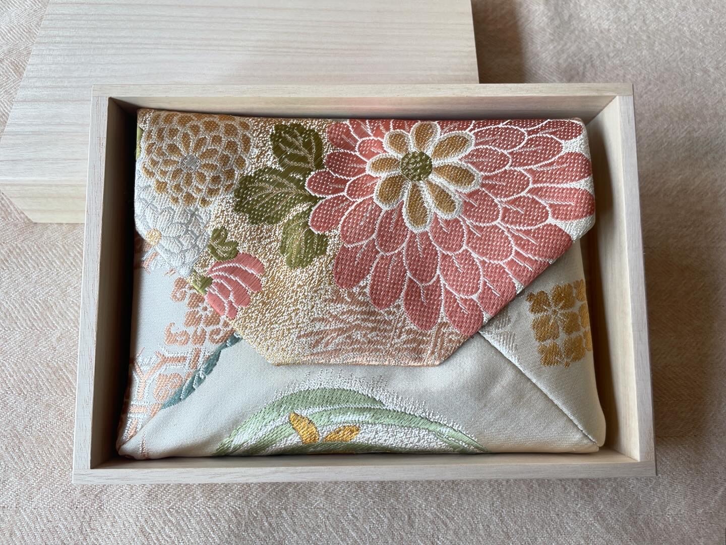 数寄屋袋／SUKI（大）アンティーク着物（帯）