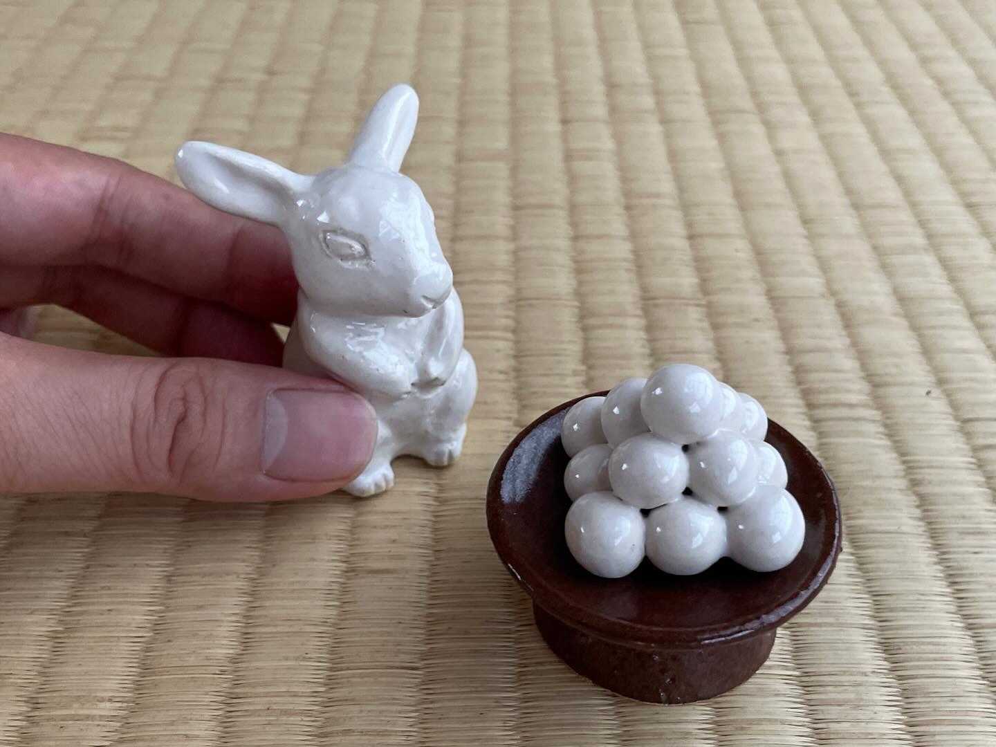 お月見セット（うさぎ+団子）