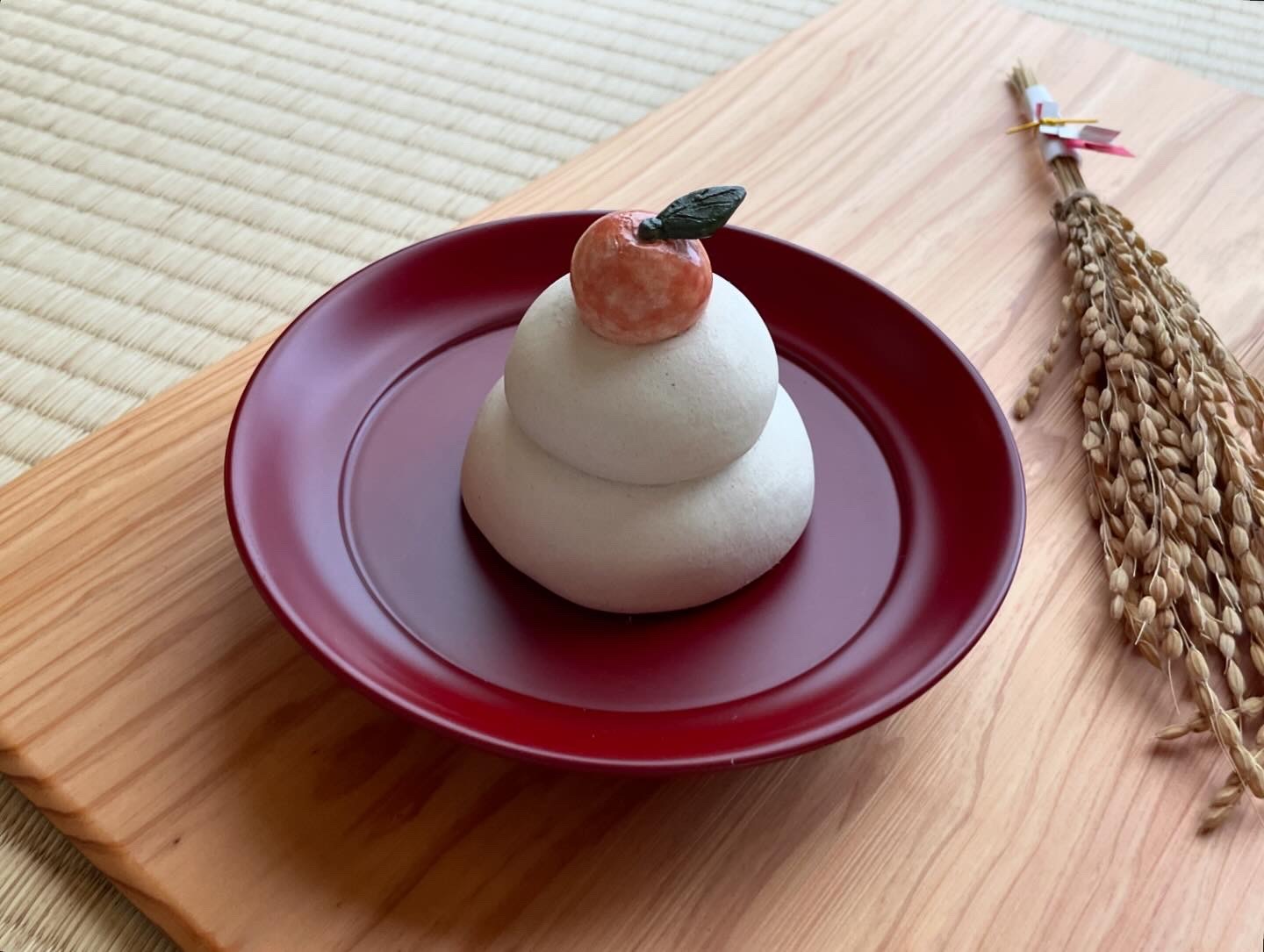 陶器の鏡餅