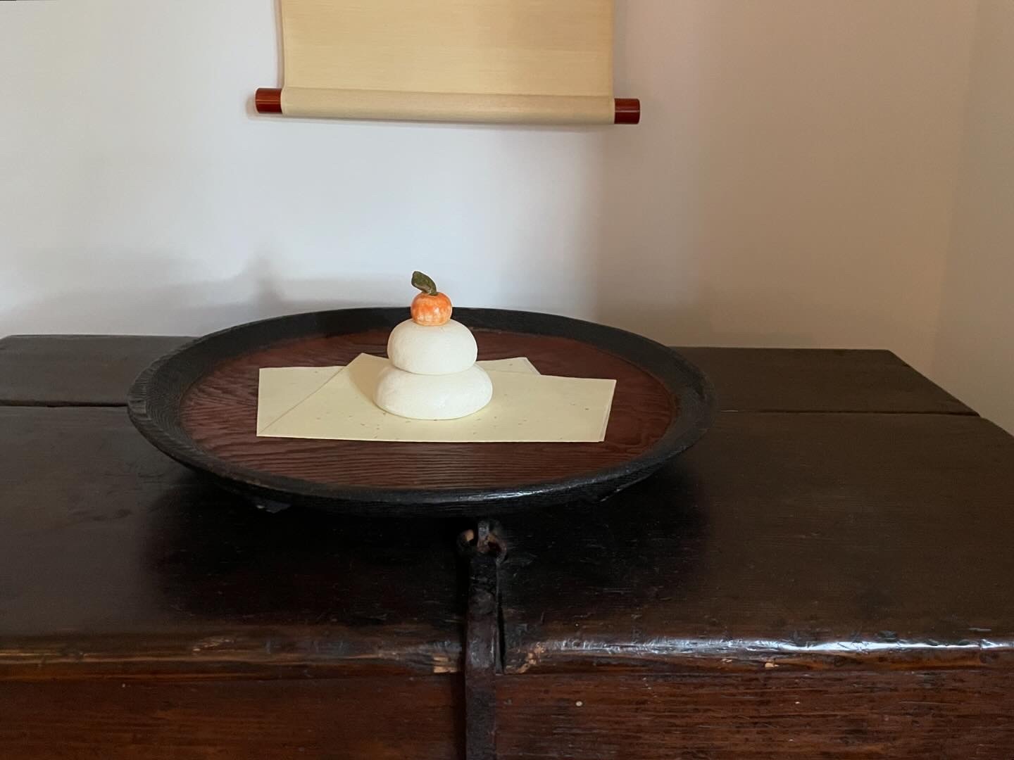 陶器の鏡餅