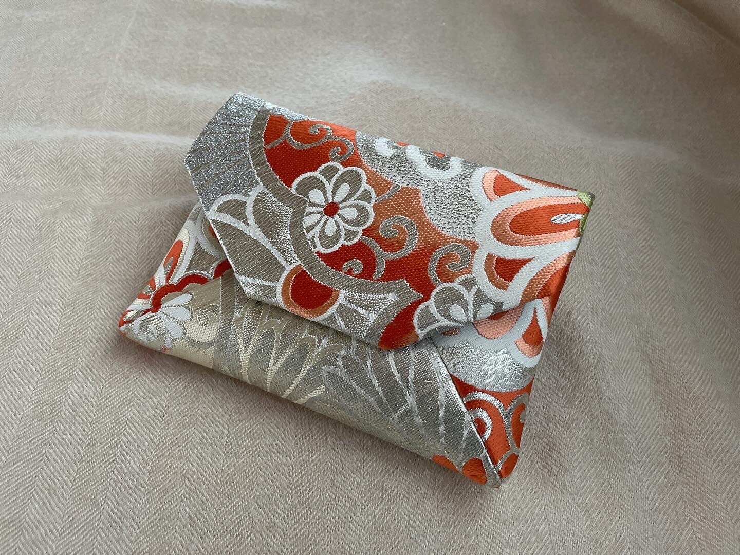 数寄屋袋/SUKI(大)アンティーク着物(帯)