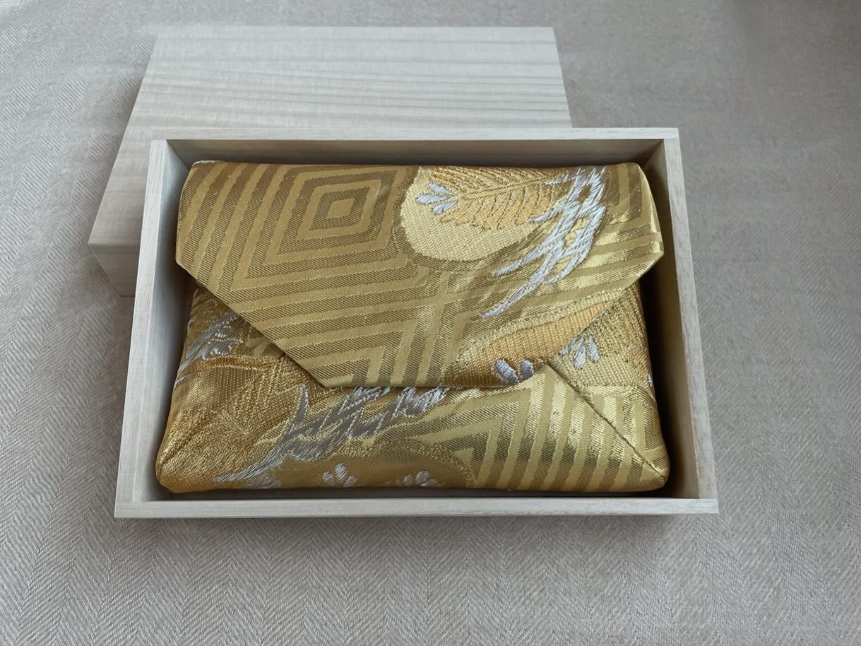 数寄屋袋／SUKI（大）アンティーク着物（帯）