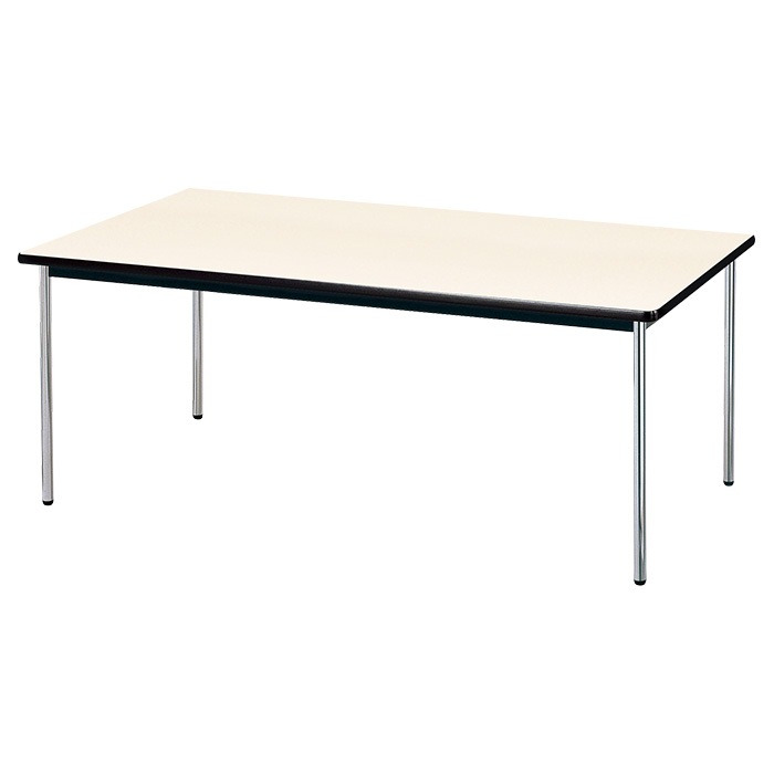 会議用テーブル E-AK-1890SM 幅180x奥行90x高さ70cm ソフトエッジ巻 棚なし 6人用 法人様配送料無料(北海道 沖縄 離島を除く) ミーティングテーブル 会議テーブル 長机 会議机 事務机 テーブル 事務所 会議室 おしゃれ