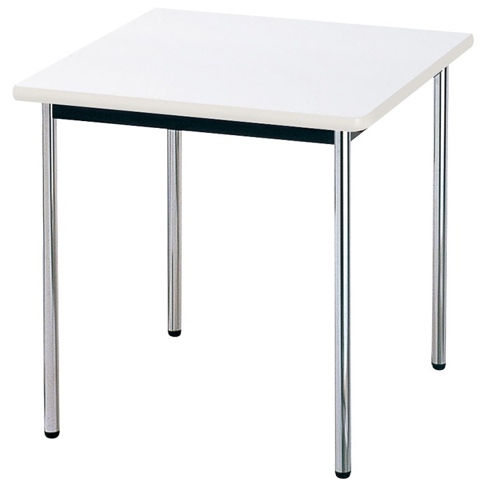 会議用テーブル E-AK-7575SM 幅75x奥行75x高さ70cm ソフトエッジ巻 棚なし 2人用 法人様配送料無料(北海道 沖縄 離島を除く) ミーティングテーブル 会議テーブル 長机 会議机 事務机 テーブル 事務所 会議室 おしゃれ