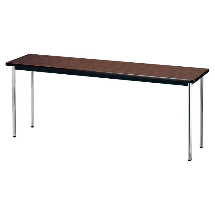 会議用テーブル E-AK-1845SM 幅180x奥行45x高さ70cm ソフトエッジ巻 棚なし 3人用 法人様配送料無料(北海道 沖縄 離島を除く) ミーティングテーブル 会議テーブル 長机 会議机 事務机 テーブル 事務所 会議室 おしゃれ