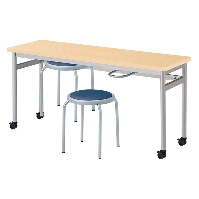 カウンターテーブル ホワイト イス2個セット