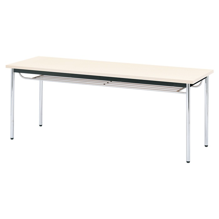 会議用テーブル E-CK-1860TM 幅180x奥行60x高さ70cm 共巻 棚付 6人用 法人様配送料無料(北海道 沖縄 離島を除く) ミーティングテーブル 会議テーブル 長机 会議机 事務机 テーブル 事務所 会議室 おしゃれ