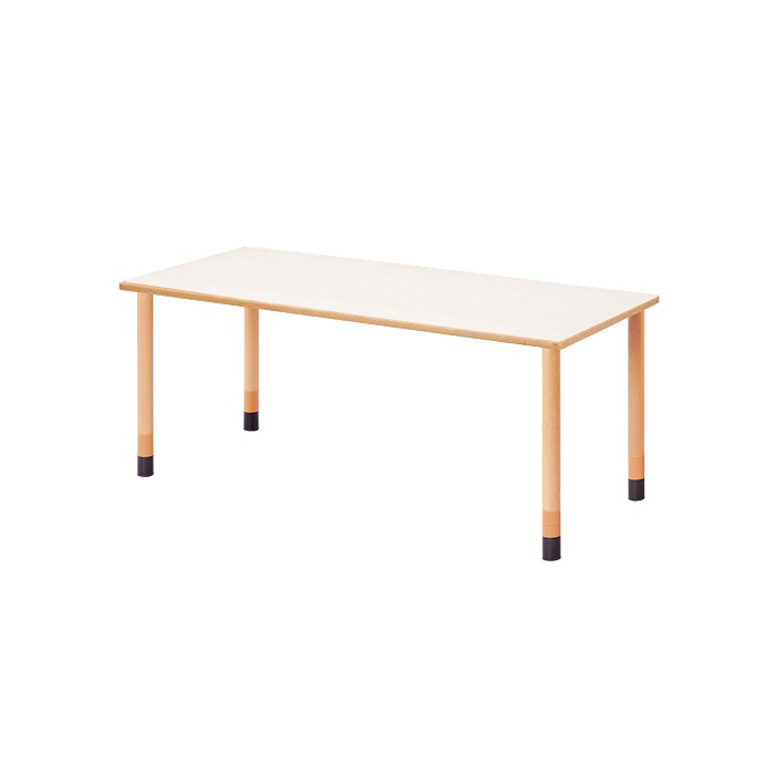 介護用テーブル 上下昇降3段階 車椅子対応 E-FPA-1675K 幅160x奥行75x高さ66・70・74cm 角型