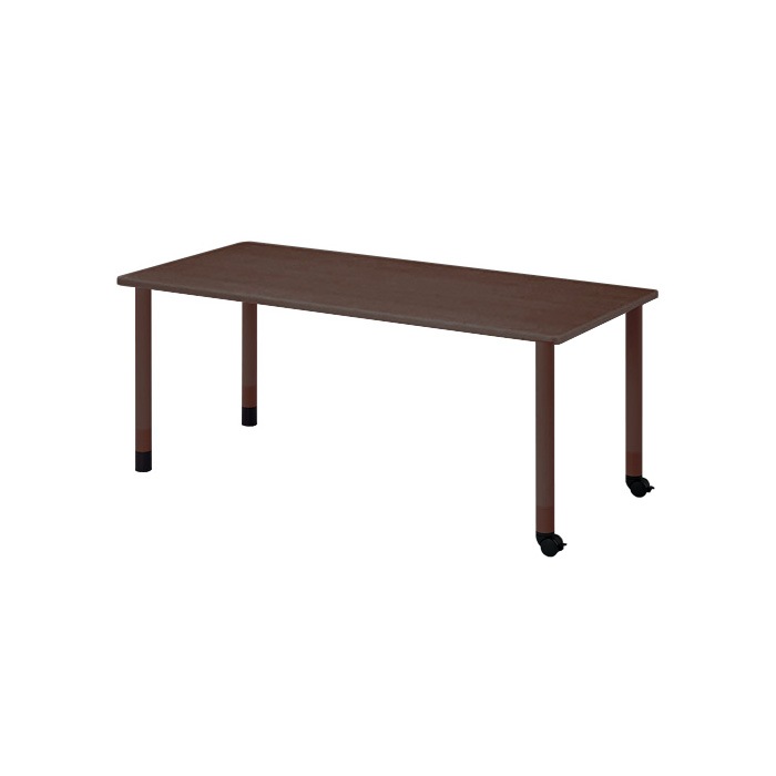 介護用テーブル 上下昇降3段階 車椅子対応 E-FPA-1675KC 幅160x奥行75x高さ66・70・74cm 角型 キャスター脚