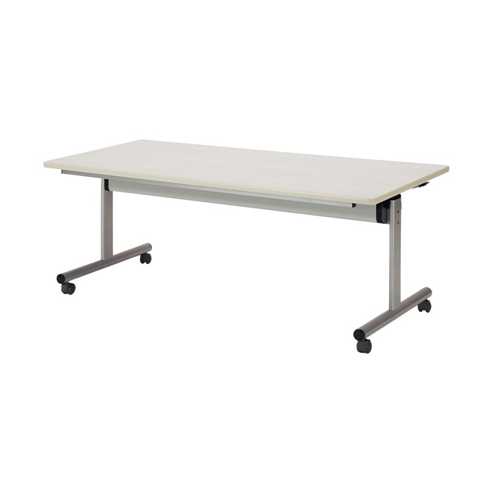 会議用テーブル 折りたたみ キャスター付 E-TOY-1890K 幅180x奥行90x高さ70cm 角型 法人様配送料無料(北海道 沖縄 離島を除く) フラップテーブル スタッキングテーブル 会議用テーブル ミーティングテーブル 会議室