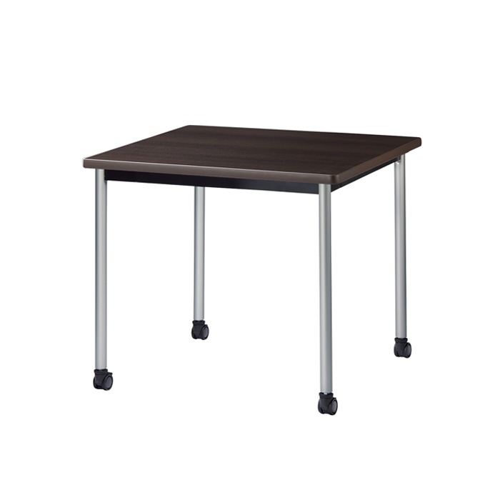 ミーティングテーブル E-ATB-0909KC 幅90x奥行90x高さ72cm 角型 キャスタータイプ 【法人様配送料無料(北海道 沖縄 離島を除く)】 会議用テーブル 会議テーブル長机 会議室 会議机 フリーアドレスデスク