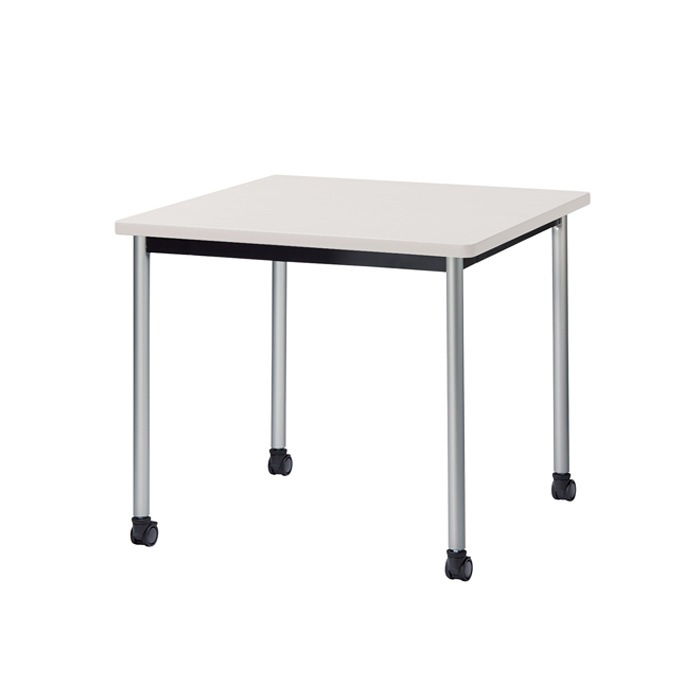 ミーティングテーブル E-ATB-0909KC 幅90x奥行90x高さ72cm 角型 キャスタータイプ 【法人様配送料無料(北海道 沖縄 離島を除く)】 会議用テーブル 会議テーブル長机 会議室 会議机 フリーアドレスデスク