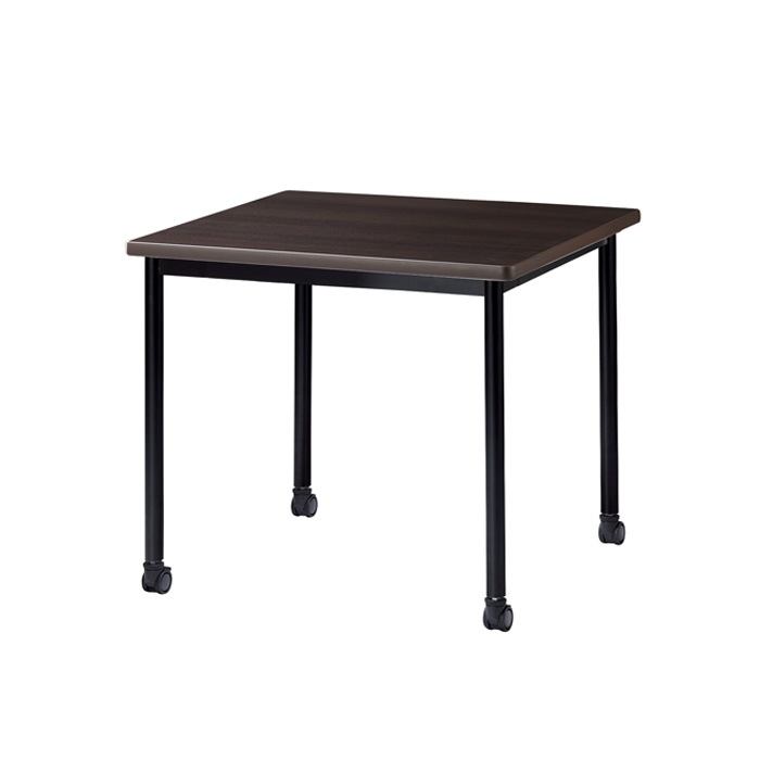 ミーティングテーブル E-ATB-0909KC 幅90x奥行90x高さ72cm 角型 キャスタータイプ 【法人様配送料無料(北海道 沖縄 離島を除く)】 会議用テーブル 会議テーブル長机 会議室 会議机 フリーアドレスデスク