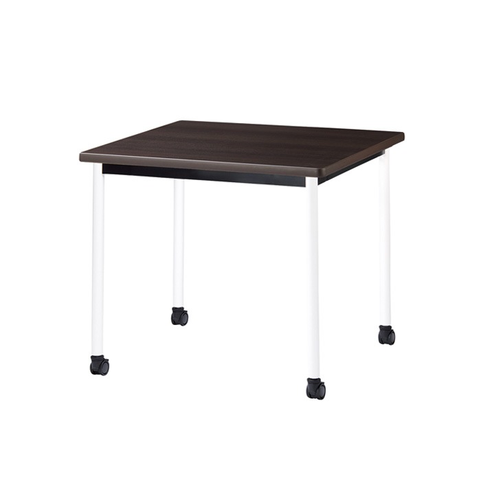 ミーティングテーブル E-ATB-0909KC 幅90x奥行90x高さ72cm 角型 キャスタータイプ 【法人様配送料無料(北海道 沖縄 離島を除く)】 会議用テーブル 会議テーブル長机 会議室 会議机 フリーアドレスデスク
