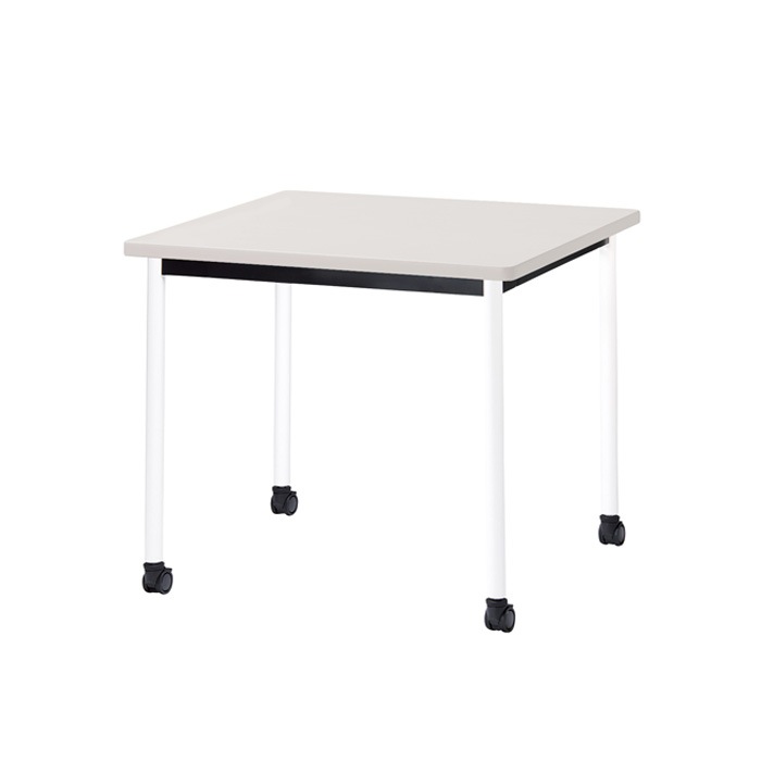 ミーティングテーブル E-ATB-0909KC 幅90x奥行90x高さ72cm 角型 キャスタータイプ 【法人様配送料無料(北海道 沖縄 離島を除く)】 会議用テーブル 会議テーブル長机 会議室 会議机 フリーアドレスデスク