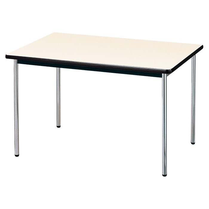 会議用テーブル E-AK-1275SM 幅120x奥行75x高さ70cm ソフトエッジ巻 棚なし 4人用 法人様配送料無料(北海道 沖縄 離島を除く) ミーティングテーブル 会議テーブル 長机 会議机 事務机 テーブル 事務所 会議室 おしゃれ