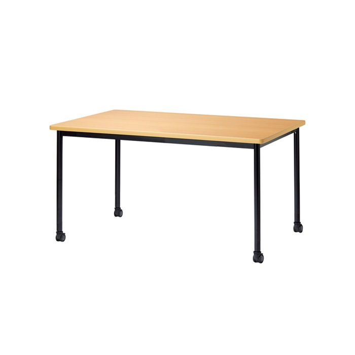 ミーティングテーブル E-ATB-1290KC 幅120x奥行90x高さ72cm 角型 キャスタータイプ 【法人様配送料無料(北海道 沖縄 離島を除く)】 会議用テーブル 会議テーブル長机 会議室 会議机 フリーアドレスデスク