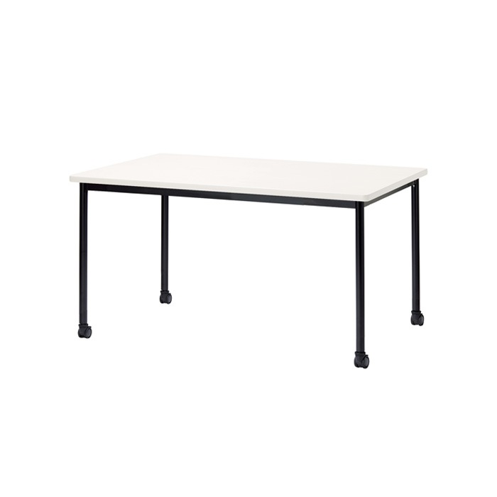 ミーティングテーブル E-ATB-1290KC 幅120x奥行90x高さ72cm 角型 キャスタータイプ 【法人様配送料無料(北海道 沖縄 離島を除く)】 会議用テーブル 会議テーブル長机 会議室 会議机 フリーアドレスデスク