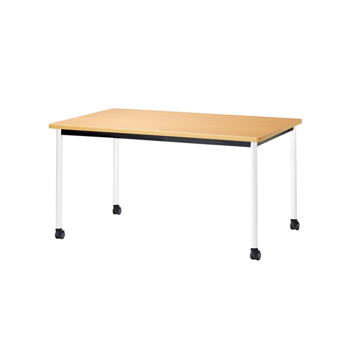 ミーティングテーブル E-ATB-1290KC 幅120x奥行90x高さ72cm 角型 キャスタータイプ 【法人様配送料無料(北海道 沖縄 離島を除く)】 会議用テーブル 会議テーブル長机 会議室 会議机 フリーアドレスデスク