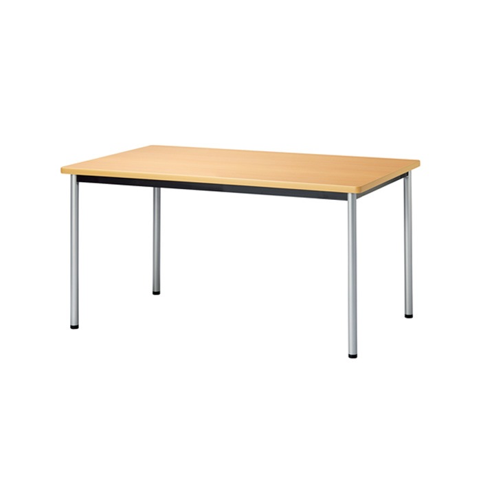 ミーティングテーブル E-ATB-1575K 幅150x奥行75x高さ72cm 角型 アジャスタータイプ（固定脚） 【法人様配送料無料(北海道 沖縄 離島を除く)】 会議用テーブル 会議テーブル長机 会議室 会議机 フリーアドレスデスク